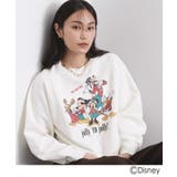ホワイト(001) | 《Mickey Mouse》プリントアソートスウェット【洗濯機OK】 | OPAQUE.CLIP