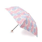 ピンク(072) | Wpc. 晴雨兼用トリプルサークル柄折り畳み傘 | Dessin