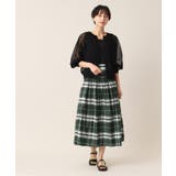 【ウエストゴム・洗える】リバーシブルシャーリングスカート | Dessin | 詳細画像8