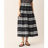 【ウエストゴム・洗える】リバーシブルシャーリングスカート | Dessin | 詳細画像1