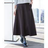 ブラウン(044) | 【7色展開・後ろゴム】フレアメルトンスカート(XS~L) | Dessin