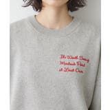 【洗える】メッセージ刺繍入りジャガードニット | Dessin | 詳細画像20 