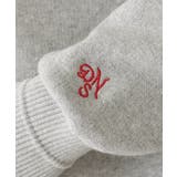 【洗える】メッセージ刺繍入りジャガードニット | Dessin | 詳細画像23 