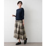 【洗える】後ろボタンニットプルオーバー七分袖 | Dessin | 詳細画像16 