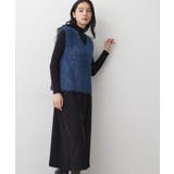 【2点セット・洗える】シャギーベストニットワンピース | Dessin | 詳細画像7 