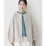 メランジ起毛ジャケット | Dessin | 詳細画像1 