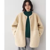 【2WAY】フェイクムートンコート | Dessin | 詳細画像16 