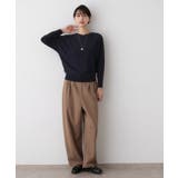 【洗える】ウールブレンド後ろボタンニット | Dessin | 詳細画像23 