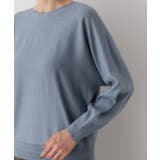 【洗える】ウールブレンド後ろボタンニット | Dessin | 詳細画像36 