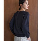 【洗える】ウールブレンド後ろボタンニット | Dessin | 詳細画像7 