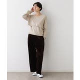 ノースリーブインナー付きVネックショート丈ニット | Dessin | 詳細画像5