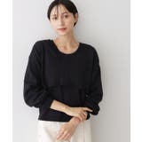 ノースリーブインナー付きVネックショート丈ニット | Dessin | 詳細画像15