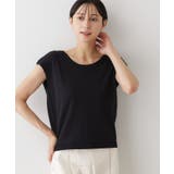 ノースリーブインナー付きVネックショート丈ニット | Dessin | 詳細画像18