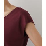 ノースリーブインナー付きVネックショート丈ニット | Dessin | 詳細画像28