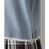 【洗える】バイカラーカーディガン | Dessin | 詳細画像18 