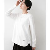 【選べる首元デザイン/洗える】クルーネックロングTシャツ | Dessin | 詳細画像1 