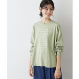 【洗える】メッセージロゴロングスリーブTシャツ | Dessin | 詳細画像5 