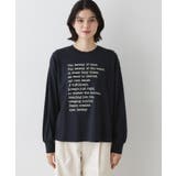 【洗える】メッセージロゴロングスリーブTシャツ | Dessin | 詳細画像13 