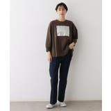 【洗える】箔プリントロングTシャツ | Dessin | 詳細画像7 