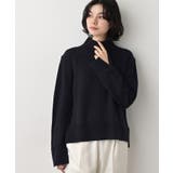 【洗える】センタータックラインハイネックニット | Dessin | 詳細画像13