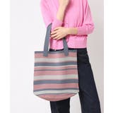 【マシンウォッシャブル・A4収納可】ランダムボーダーニットBAG | Dessin | 詳細画像3 