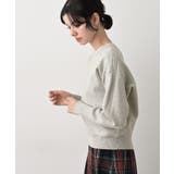 【洗える】カシミヤブレンドスウェットライクニット | Dessin | 詳細画像2