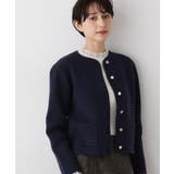 ネイビー(094) | 【洗える】ジャケット見えカーディガン | Dessin