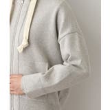 【洗える】コットンカシミヤブレンドフードジップカーディガン | Dessin | 詳細画像14