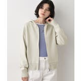 【キレイ見え/洗える】ジャカード編みフードジップ | Dessin | 詳細画像9