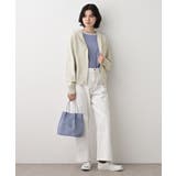 【キレイ見え/洗える】ジャカード編みフードジップ | Dessin | 詳細画像10