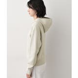 【キレイ見え/洗える】ジャカード編みフードジップ | Dessin | 詳細画像14