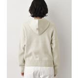 【キレイ見え/洗える】ジャカード編みフードジップ | Dessin | 詳細画像15