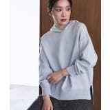 【洗える/体型カバー】ちょうどいいニットパーカ | Dessin | 詳細画像13