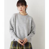 【洗える】クルーネックワイドニット | Dessin | 詳細画像9