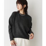 【洗える】クルーネックワイドニット | Dessin | 詳細画像14