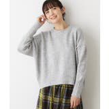 【洗える】クルーネックワイドニット | Dessin | 詳細画像8