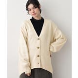 アイボリー(004) | 【洗える】ウォームソフトカーディガン | Dessin