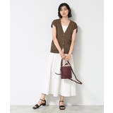 【洗える】フレンチスリーブニットベスト | Dessin | 詳細画像3