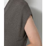 【洗える】フレンチスリーブニットベスト | Dessin | 詳細画像13