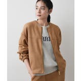 【セットアップ可・洗える】マシュマロスウェードジップブルゾン | Dessin | 詳細画像5