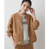 【セットアップ可・洗える】マシュマロスウェードジップブルゾン | Dessin | 詳細画像6