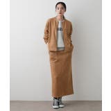 【セットアップ可・洗える】マシュマロスウェードジップブルゾン | Dessin | 詳細画像7