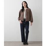 【セットアップ可・洗える】マシュマロスウェードジップブルゾン | Dessin | 詳細画像11