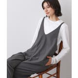 チャコールグレー(013) | 【洗える】ストレッチオールインワン | Dessin