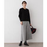 【洗える/後ろゴム】ツイードマリンクロップド丈パンツ | Dessin | 詳細画像7 