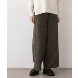 【洗える/後ろゴム】ツイードワイドパンツ | Dessin | 詳細画像9 