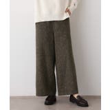 【洗える/後ろゴム】ツイードワイドパンツ | Dessin | 詳細画像10 