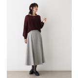 【洗える】ツイードフレアスカート | Dessin | 詳細画像2 