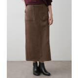 【セットアップ可・洗える】マシュマロスウェードスカート | Dessin | 詳細画像10 