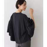 【セットアップ可・洗える】フレアスリーブブラウス | Dessin | 詳細画像9 